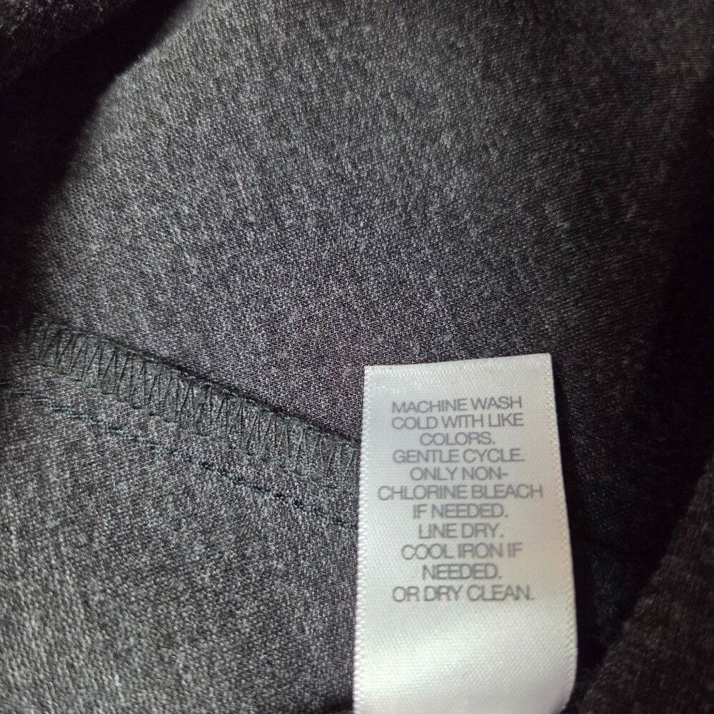 J Jill Ponte Slim Leg Pants Womens Large‎ Gray Pull On High Rise - Picture 9 of 9